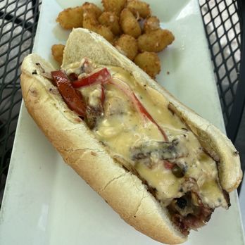 Oak & Apple - Philly sandwich with cheese curds side - Cideries Near Me - Richmond, Virginia Oak & Apple - Philly sandwich with cheese curds side - Cideries Near Me - Richmond, Virginia