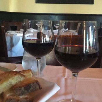 Meet The Meat - Glass of Malbec (L), glass of Cab (R) - Steakhouses Near Me - Astoria, New York Meet The Meat - Glass of Malbec (L), glass of Cab (R) - Steakhouses Near Me - Astoria, New York