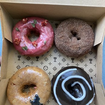 Holey Grail Donuts - 4 Pack Sampler of the week! - Donuts Near Me - Long Beach, California Holey Grail Donuts - 4 Pack Sampler of the week! - Donuts Near Me - Long Beach, California