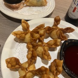 Gyoza and Crab Puff Gyoza and Crab Puff