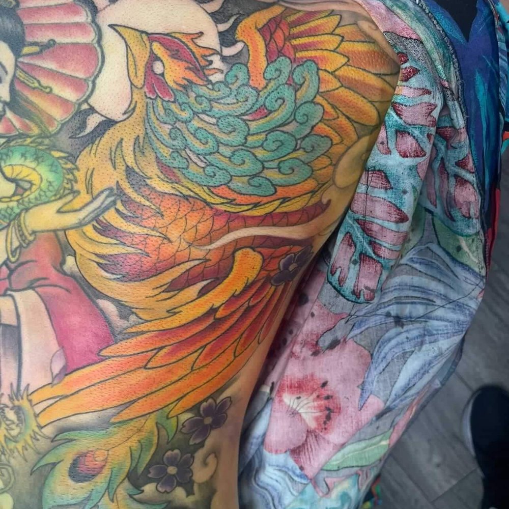 Golden Triangle Art Studio - Pheniox - Done by Steve - Tattoo Near Me - Upland, California Golden Triangle Art Studio - Pheniox - Done by Steve - Tattoo Near Me - Upland, California