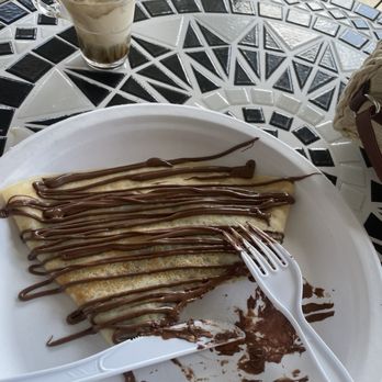 Bonjour - Nutella was good but cold - Creperies Near Me - Baton Rouge, Louisiana