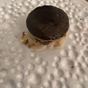 Geosmine - This is one of the multiple main dessert with a crepe component at the bottom.  Phenomenal - Restaurants Near Me - Paris