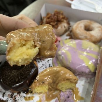 Duck Donuts - Peanut butter with salted caramel drizzle. These were incredible!!!! - Donuts Near Me - Arlington, Virginia Duck Donuts - Peanut butter with salted caramel drizzle. These were incredible!!!! - Donuts Near Me - Arlington, Virginia