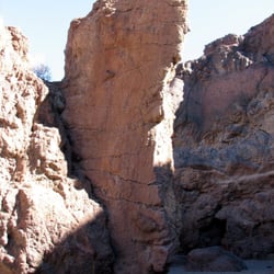 Boy Scout Canyon - This is a narrow spot in the hike.