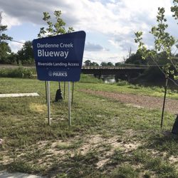 Riverside Landing - The Dardenne Creek Blueway is an eventual river trail through St. Charles County. The endpoint is at Riverside Landing.