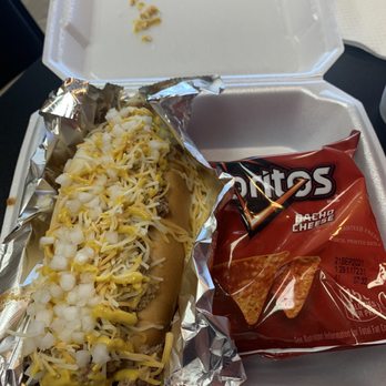 That's My Dog - Overview of #4 10 inch hot dog. - Hot Dogs Near Me - Katy, Texas