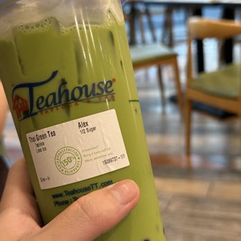 The Teahouse Tapioca & Tea - Thai green tea - Bubble Tea Near Me - Houston, Texas