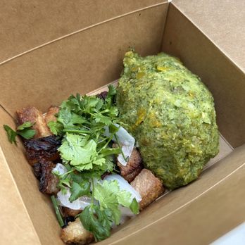 El Super Pan - Mofongo with pork belly - Latin American Near Me - Atlanta, Georgia