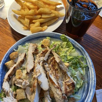 Captains Quarters Riverside Grille - Caesar Salad and Seashore Fries - Seafood Near Me - Prospect, Kentucky