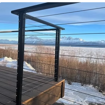 Viking IronWorks - Cable deck railings - Metal Fabricators Near Me Viking IronWorks - Cable deck railings - Metal Fabricators Near Me