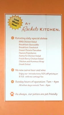 Menu photo 2 Rachel's Kitchen Las Vegas, NV Menu photo 2 Rachel's Kitchen Las Vegas, NV
