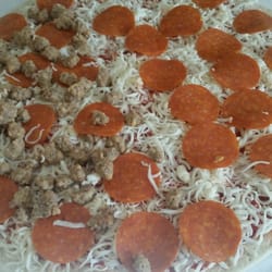 You-Be's U-Bake Pizza - Before baking