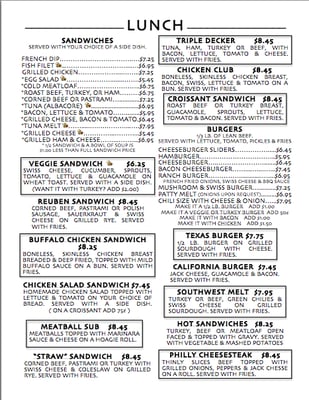 Menu photo 5 40th Street Cafe Phoenix, AZ