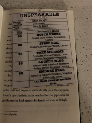 Menu photo 1 Unspeakable Pittsburgh, PA