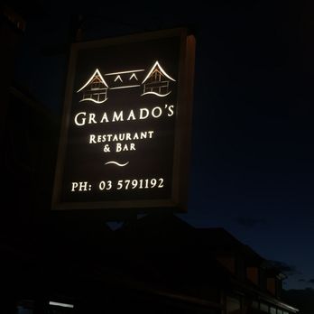 Gramado's Restaurant And Bar - Signage at night - Brazilian Near Me - Blenheim, MBH