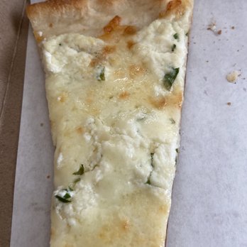 Romeo's Pizza - White slice - loved the fresh garlic mixed in the ricotta cheese - Pizza Near Me - New York, New York Romeo's Pizza - White slice - loved the fresh garlic mixed in the ricotta cheese - Pizza Near Me - New York, New York