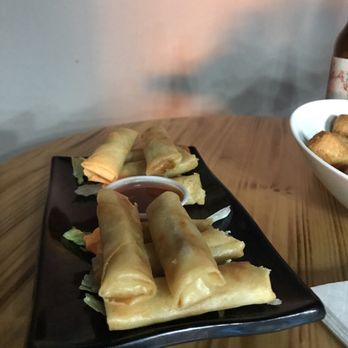 7 Billiards Shady Grove - Light and crispy spring rolls - with a nice peppery dipping sauce. - Pool Halls Near Me - Gaithersburg, Maryland