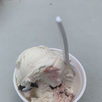 Cups And Cones All Star Bagel - Cherry vanilla ice cream. - Ice Cream & Frozen Yogurt Near Me - Evesham Township, New Jersey Cups And Cones All Star Bagel - Cherry vanilla ice cream. - Ice Cream & Frozen Yogurt Near Me - Evesham Township, New Jersey