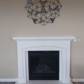 Antioch Haro Paint - Painted our fireplace mantle white - Painters Near Me - Stockton, California