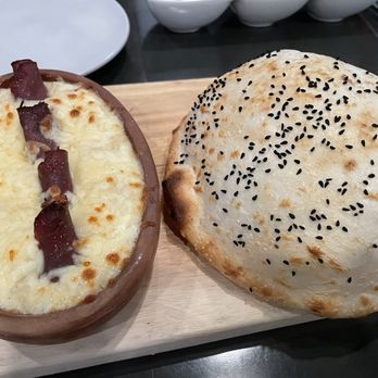 Simit Fresh Mediterranean Restaurant - Cheese Pide with Armenian pastirma - Middle Eastern Near Me - Naples, Florida Simit Fresh Mediterranean Restaurant - Cheese Pide with Armenian pastirma - Middle Eastern Near Me - Naples, Florida