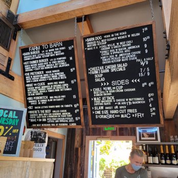 The Barn - menu 10/10/21 - Burgers Near Me - Half Moon Bay, California The Barn - menu 10/10/21 - Burgers Near Me - Half Moon Bay, California
