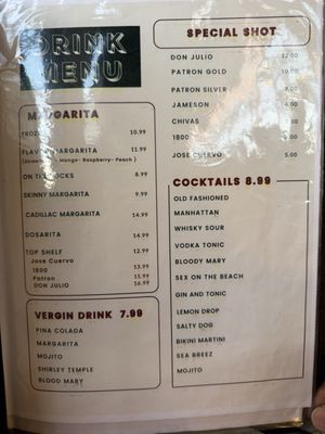 Menu photo 3 Casa Sol Mexican Restaurant San Antonio, TX