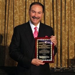 Abrams, Fensterman - Howard Fensterman Receiving an Award