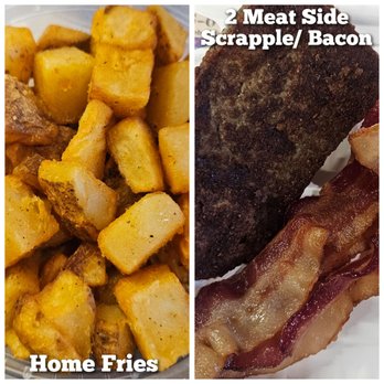 Lenny's Delicatessen - 4'27'2026 Breakfast. Home Fries, Scrapple, and Bacon. - Delis Near Me - Owings Mills, Maryland Lenny's Delicatessen - 4'27'2026 Breakfast. Home Fries, Scrapple, and Bacon. - Delis Near Me - Owings Mills, Maryland