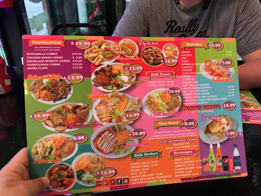 Menu photo 6 California Taco Johnston, RI