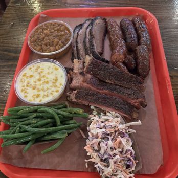 Terry Black's Barbecue - Get the jalapeño/cheddar sausage. Spice level is 1/10 but flavor level is 11/10. - Barbeque Near Me - Austin, Texas Terry Black's Barbecue - Get the jalapeño/cheddar sausage. Spice level is 1/10 but flavor level is 11/10. - Barbeque Near Me - Austin, Texas