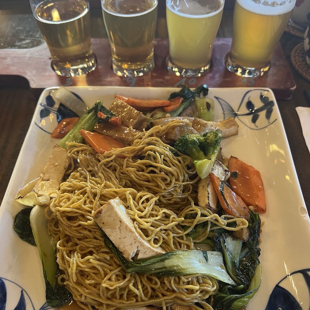Tofu stir-fried Egg Noodle