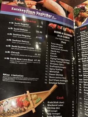 Menu photo 2 Sushi Bear Sushi & Grill Jacksonville, FL Menu photo 2 Sushi Bear Sushi & Grill Jacksonville, FL