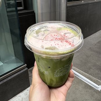 Capital One Café - Strawberry Cold Foam Matcha - Banks & Credit Unions Near Me - New York, New York Capital One Café - Strawberry Cold Foam Matcha - Banks & Credit Unions Near Me - New York, New York
