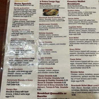 The Boardwalk Cafe - Breakfast menu 1 of 2 - American Near Me - Webster Groves, Missouri The Boardwalk Cafe - Breakfast menu 1 of 2 - American Near Me - Webster Groves, Missouri