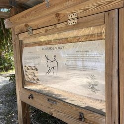 Tomoka State Park - Tomoka Point sign