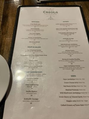 Menu photo 6 CreoLa San Carlos, CA