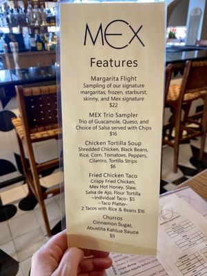 Menu photo 1 MEX Bloomfield Hills, MI
