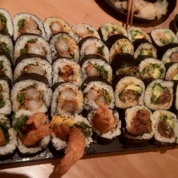 SUSHI-SAN - Tempura Shrimp Thai Tempura Shrimp Spicy Salmon Salmon & Avocado Spicy Tuna - Sushi Bars Near Me - Chicago, Illinois SUSHI-SAN - Tempura Shrimp Thai Tempura Shrimp Spicy Salmon Salmon & Avocado Spicy Tuna - Sushi Bars Near Me - Chicago, Illinois
