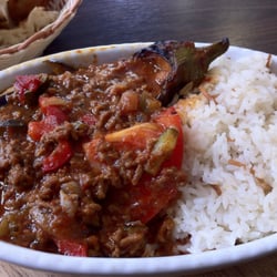 Ocakbaşı Urfa Grillhaus - Tagesgericht - gefüllte Aubergine