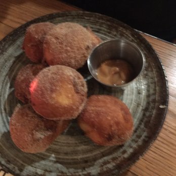 Panxa Cocina - Donut holes with cajeta - Cocktail Bars Near Me - Long Beach, California Panxa Cocina - Donut holes with cajeta - Cocktail Bars Near Me - Long Beach, California