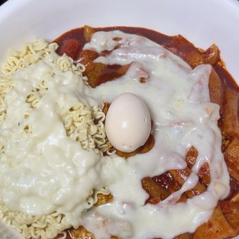 Luv Dduk - Luv DDuk Tteokbokki with Ramen Noodles - Korean Near Me - Cerritos, California