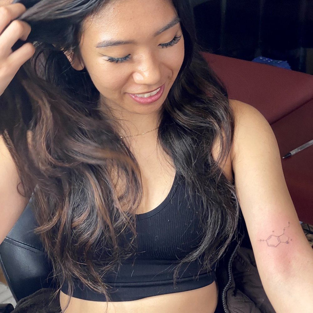 Fine tattoo - Serotonin tattoo - Tattoo Near Me Fine tattoo - Serotonin tattoo - Tattoo Near Me