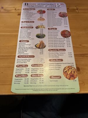 Menu photo 1 LA Sushi & Hibachi El Paso, TX Menu photo 1 LA Sushi & Hibachi El Paso, TX