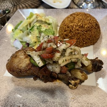 Drelyse African Restaurant - Jollof Rice with Chicken - African Near Me - Columbus, Ohio Drelyse African Restaurant - Jollof Rice with Chicken - African Near Me - Columbus, Ohio