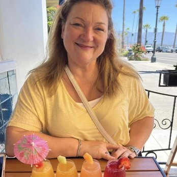 Chad's - Me about to enjoy this Mimosa flight - Breakfast & Brunch Near Me - Santa Barbara, California