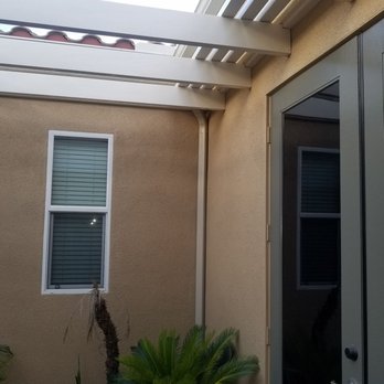 CS Patio Covers - Beginning the courtyard awning - Patio Coverings Near Me - Indio, California