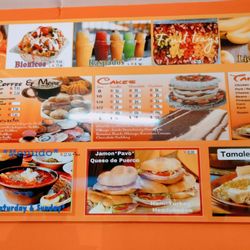 Dos Panchos Bakery - Menu