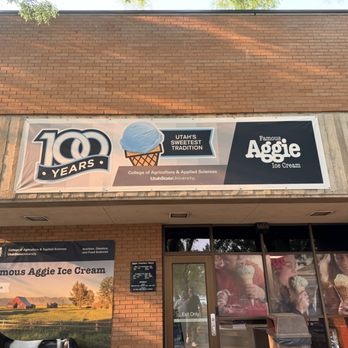 Aggie Ice Cream - Outdoor area - Ice Cream & Frozen Yogurt Near Me - Logan, Utah