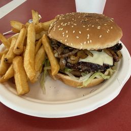 #3. Sassy Cheese Burger French Fries Fountain Drinks
